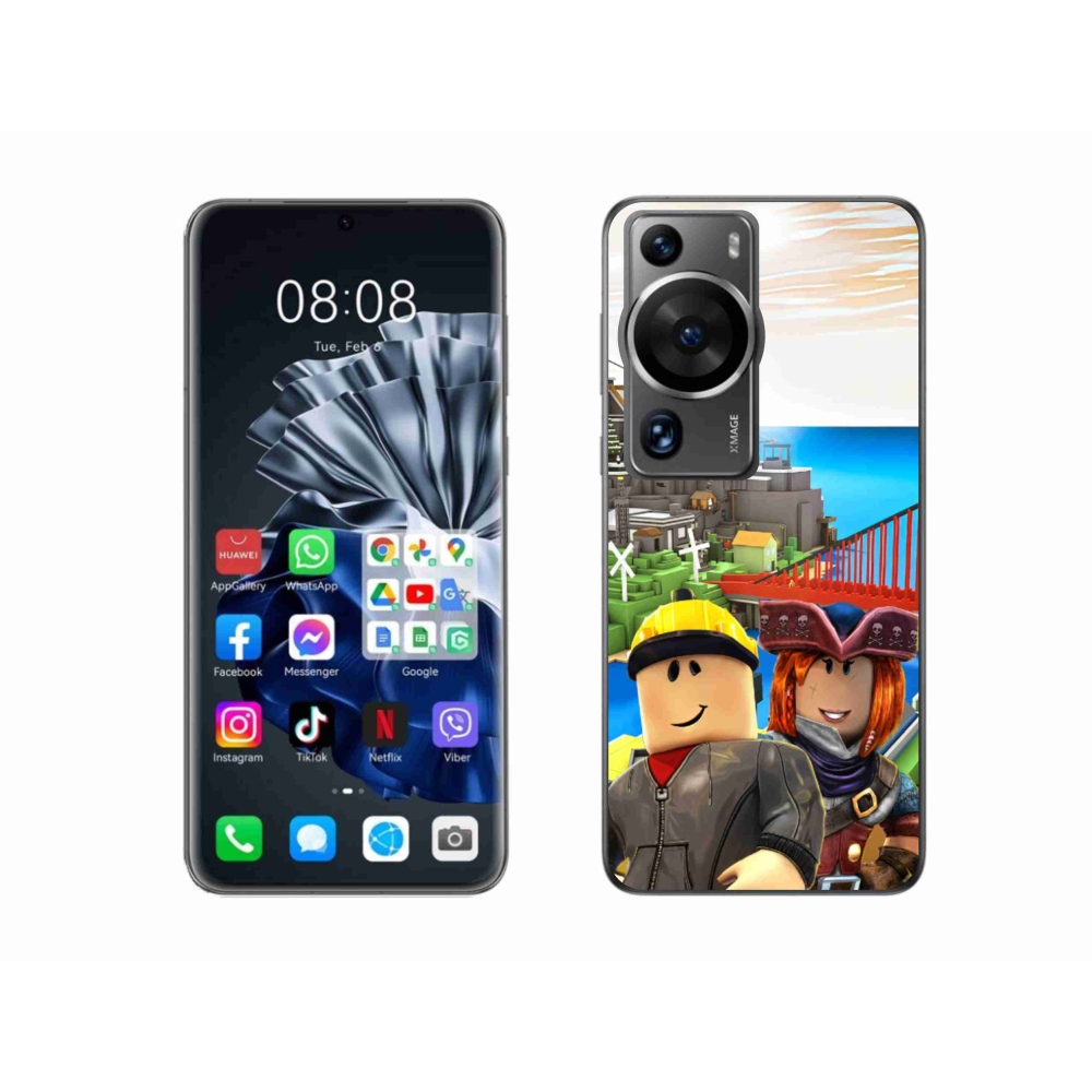 Gelový kryt mmCase na Huawei P60 Pro - roblox 1