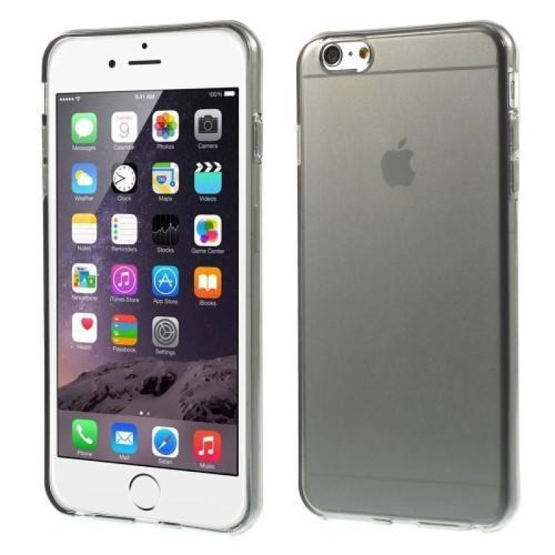 Gloss gelový obal na iPhone 6s Plus a 6 Plus - šedý