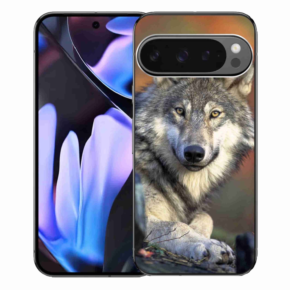 Gelový obal mmCase na Google Pixel 9 Pro XL - vlk