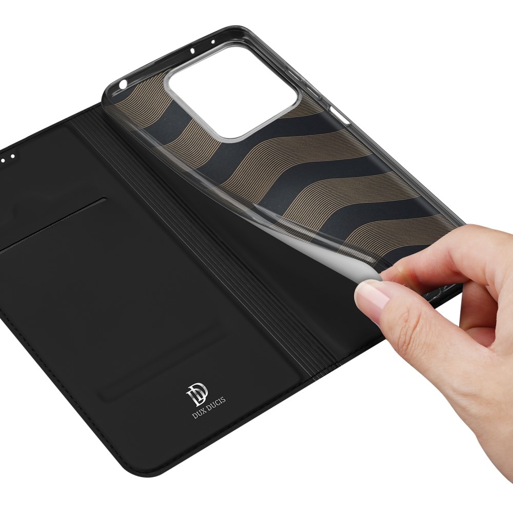 DUX knížkové pouzdro na Xiaomi Redmi Note 13 5G - černé