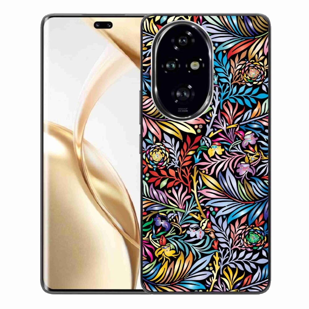 Gelový kryt mmCase na Honor 200 Pro 5G - květiny 5