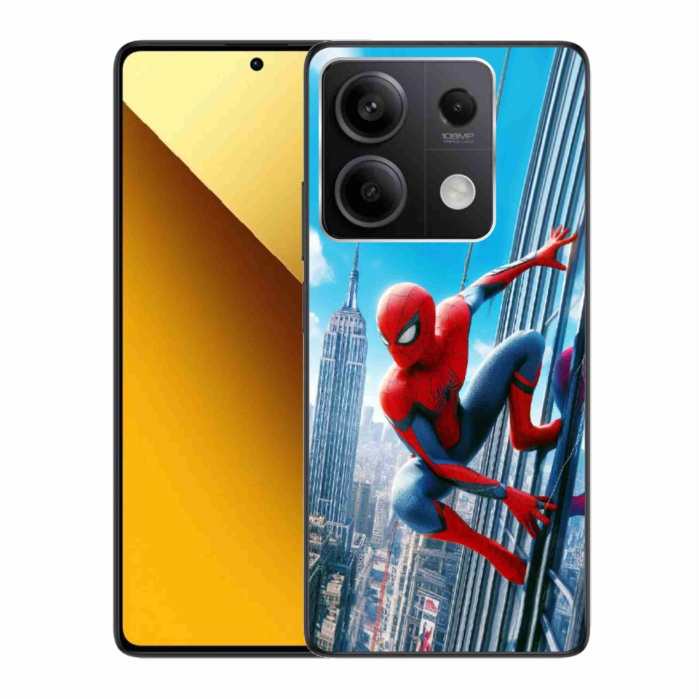 Gelový kryt mmCase na Xiaomi Redmi Note 13 5G - spiderman