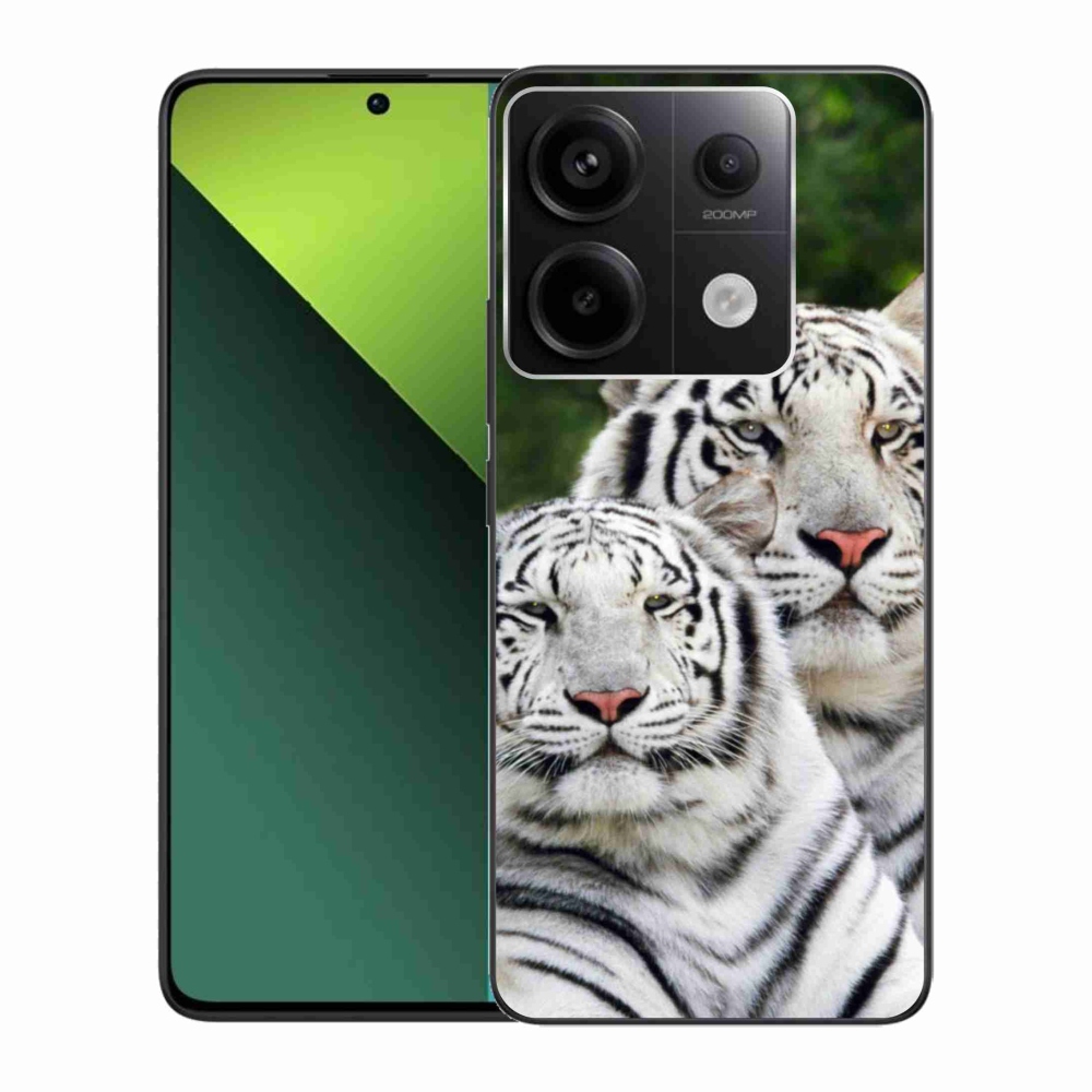 Gelový obal mmCase na Xiaomi Redmi Note 13 Pro 5G/Poco X6 5G - bílí tygři