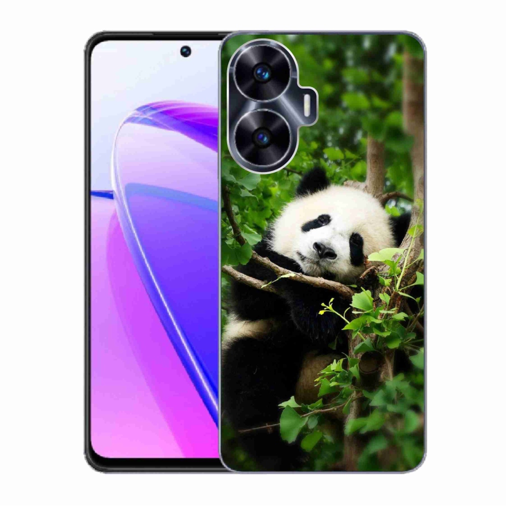Gelový kryt mmCase na Realme C55 - panda