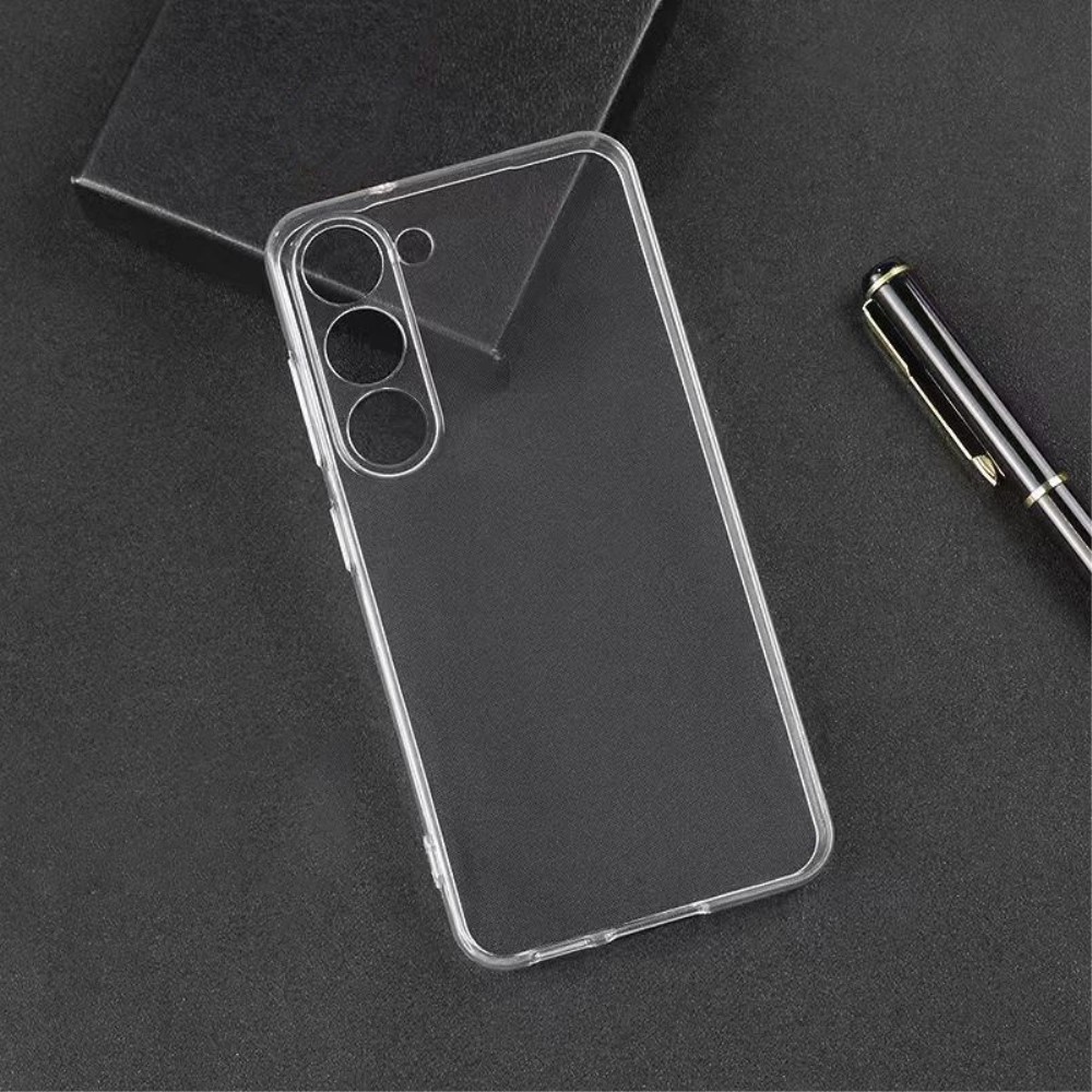 Tenký průhledný gelový obal na Samsung Galaxy S23 FE - průhledný