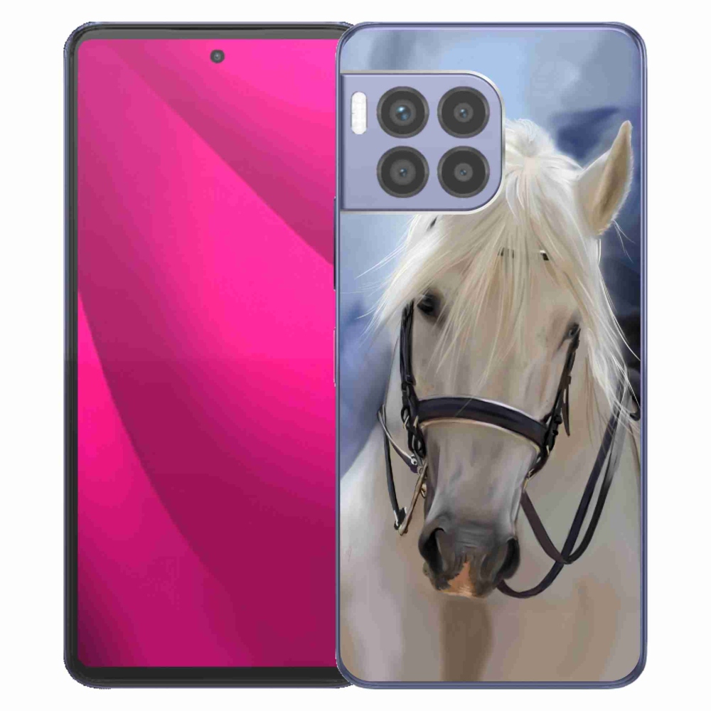 Gelový kryt mmCase na T-Mobile T Phone 2 Pro - bílý kůň