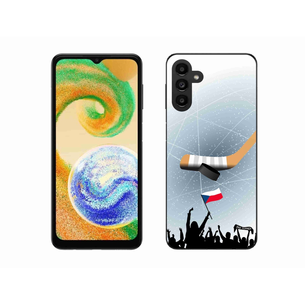 Gelový kryt mmCase na Samsung Galaxy A04s (164.7x76.7x9.1mm) - fanoušci hokeje
