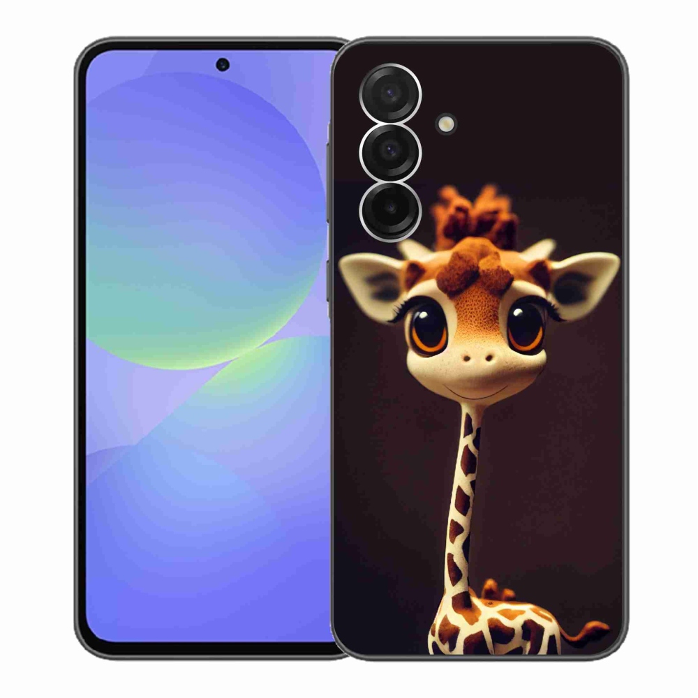 Gelový kryt mmCase na Samsung Galaxy A36 5G - malá žirafa