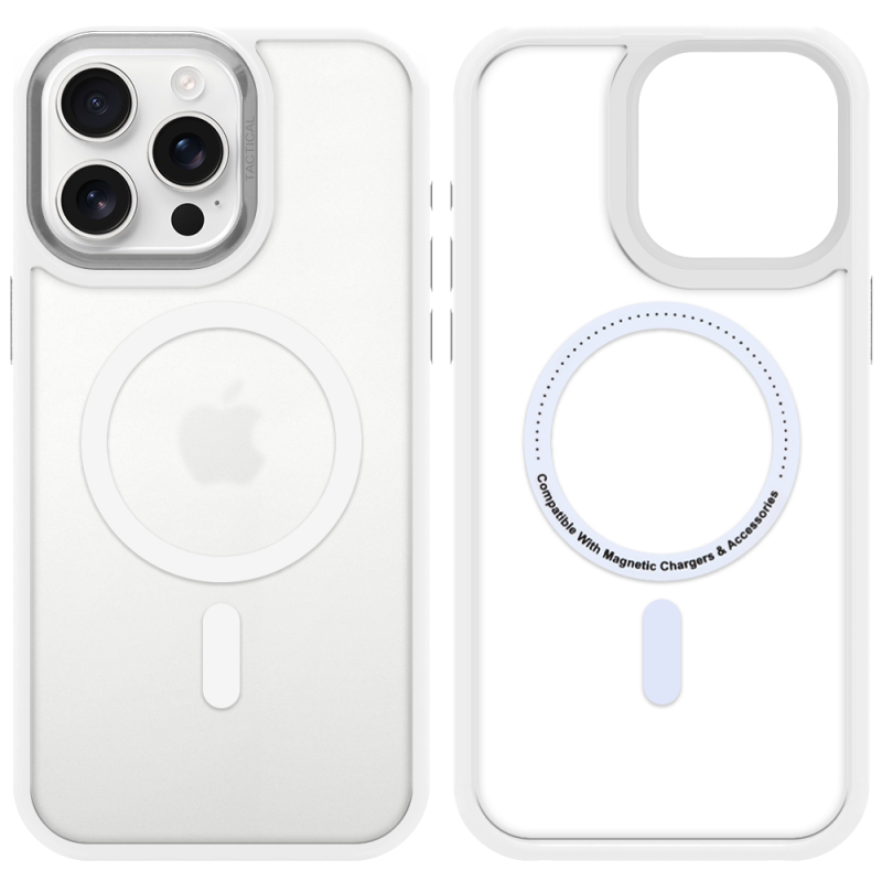 Tactical MagForce Hyperstealth 3.0 Kryt pro Apple iPhone 16 Pro Max Snow White