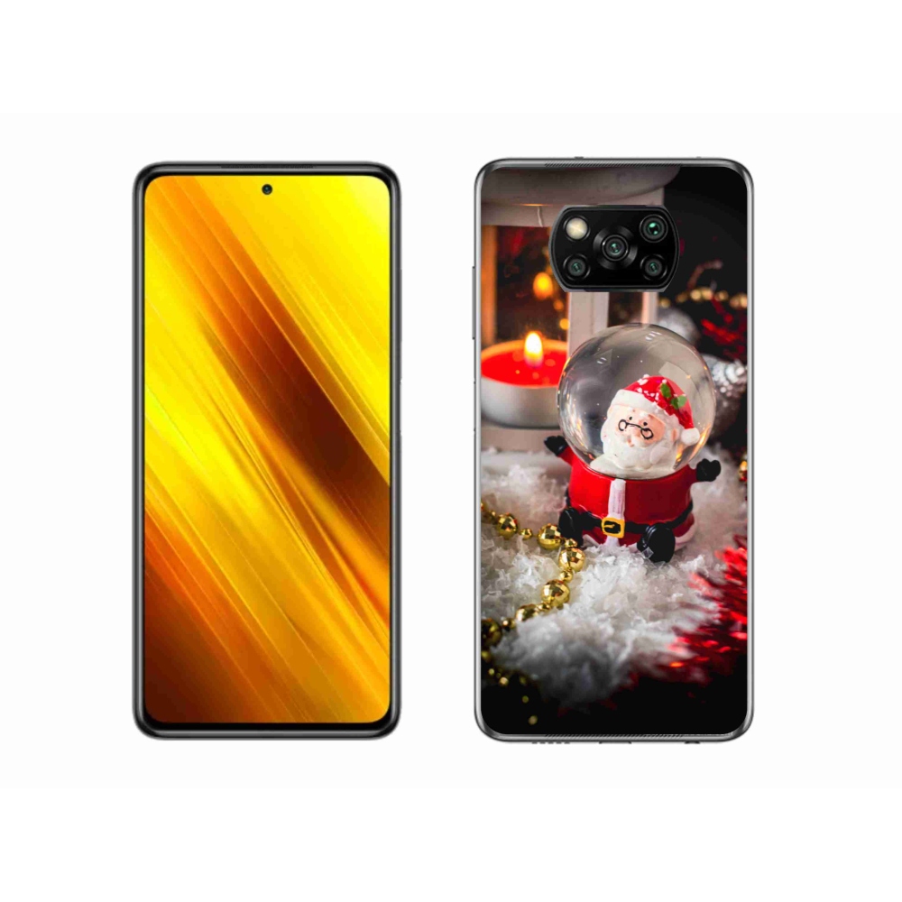 Gelový kryt mmCase na Xiaomi Poco X3 - Santa Claus 1