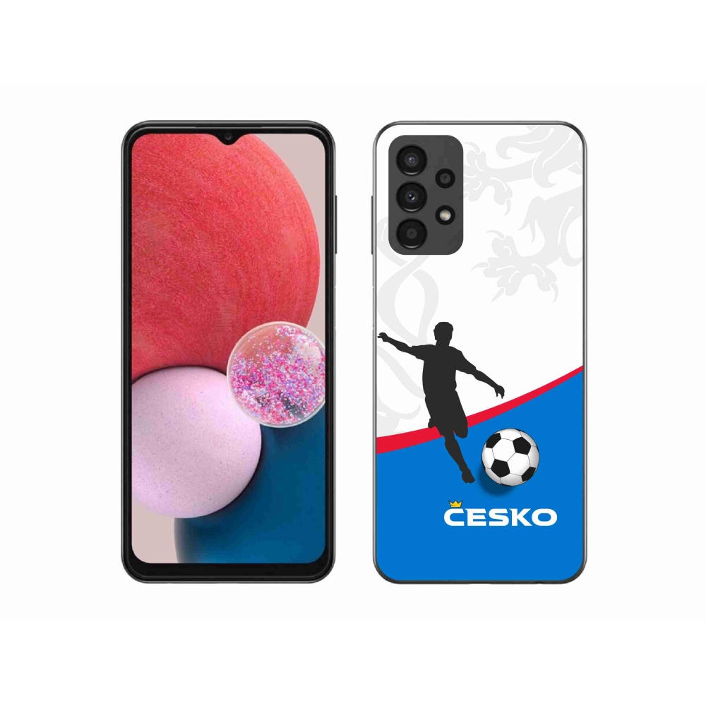 Gelový kryt mmCase na Samsung Galaxy A13 4G - fotbal Česko 1