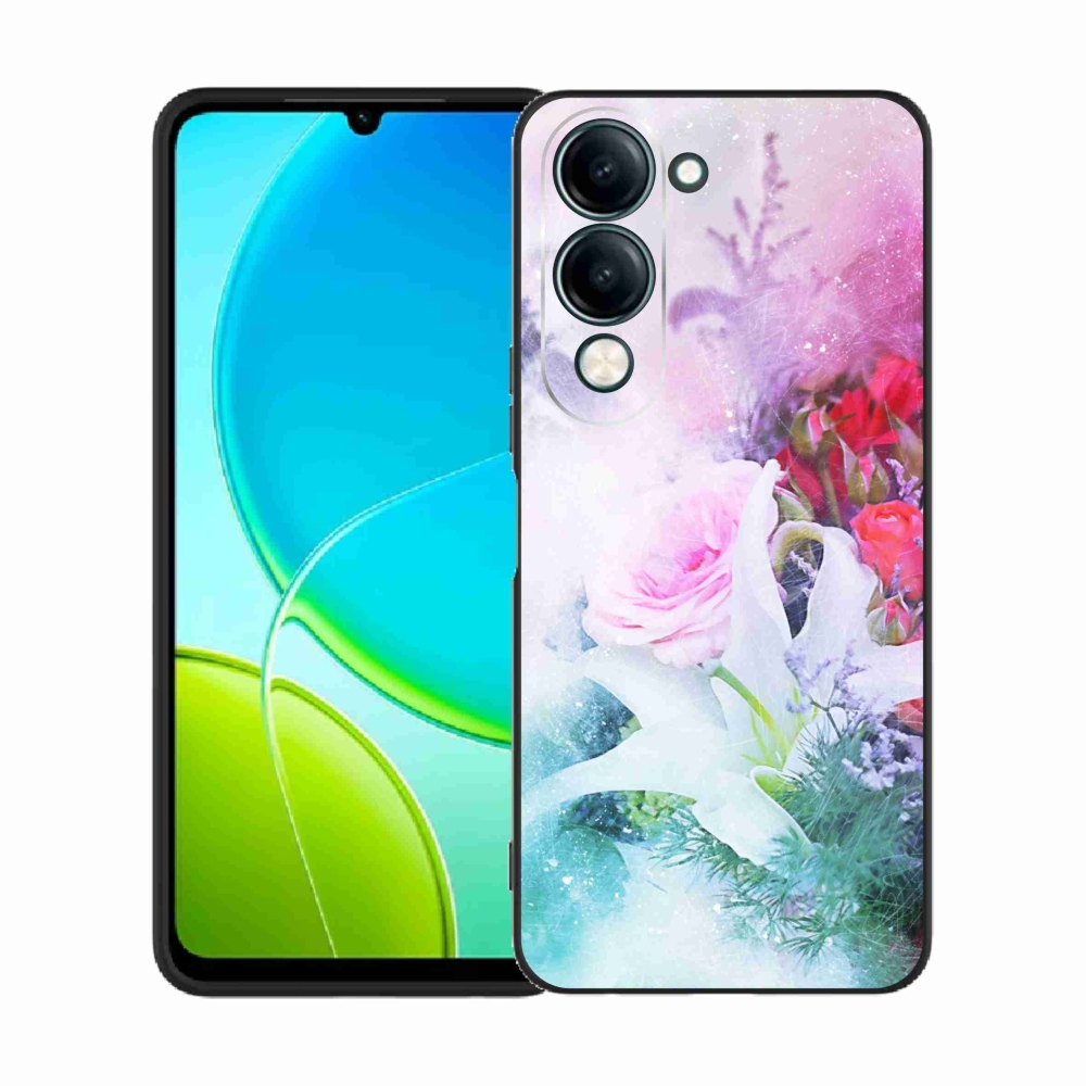 Gelový kryt mmCase na Vivo Y29s 5G - květiny 4