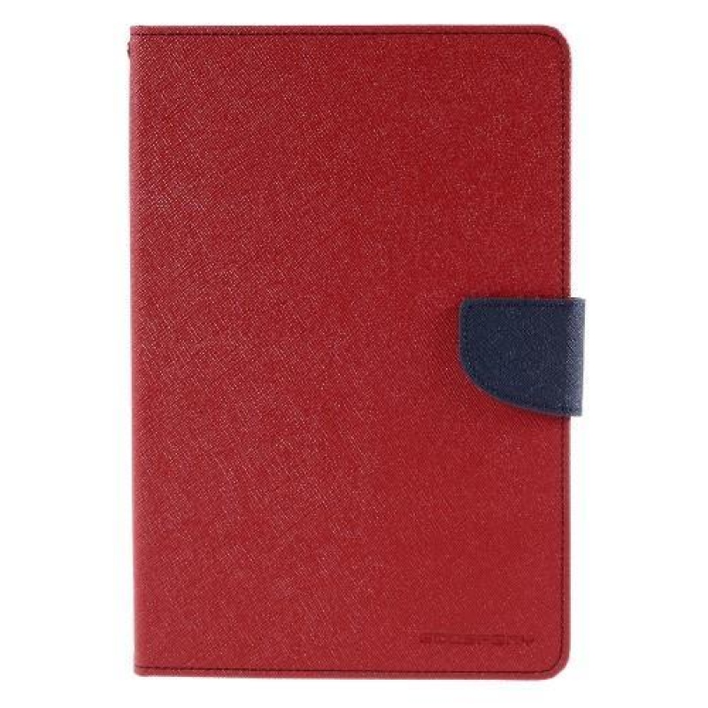 Goos PU kožené zapínací pouzdro na iPad mini 4 - červené