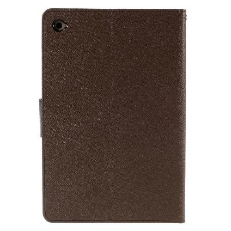 Goos PU kožené zapínací pouzdro na iPad mini 4 - coffee
