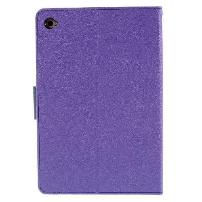 Goos PU kožené zapínací pouzdro na iPad mini 4 - fialové
