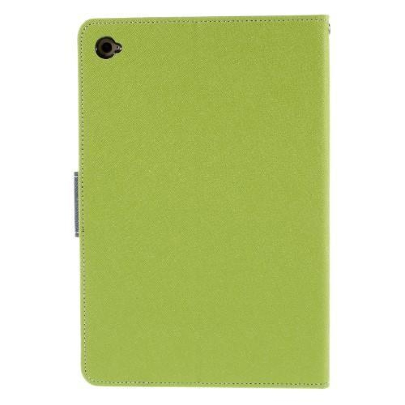 Goos PU kožené zapínací pouzdro na iPad mini 4 - zelené