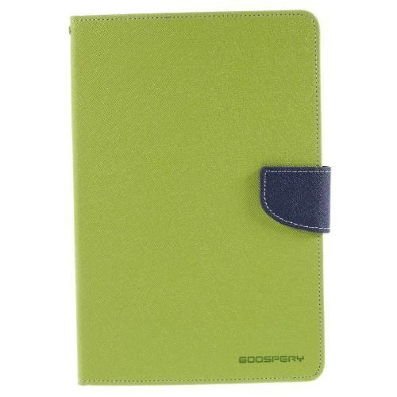 Goos PU kožené zapínací pouzdro na iPad mini 4 - zelené