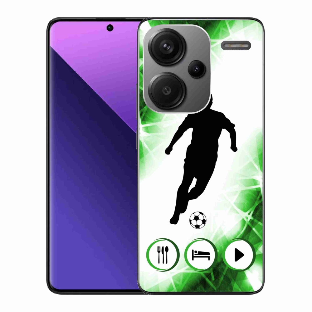 Gelový kryt mmCase na Xiaomi Redmi Note 13 Pro+ 5G - fotbalista