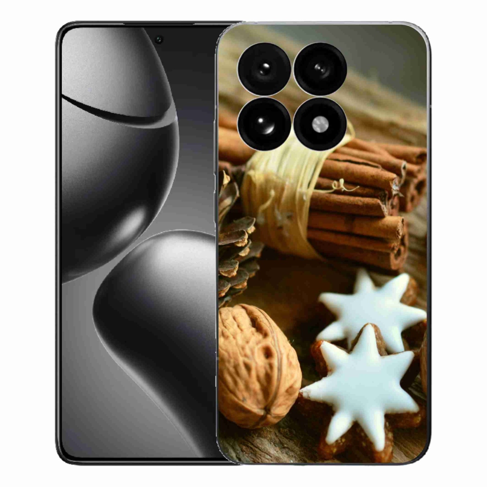 Gelový kryt mmCase na Xiaomi 15T - skořice a perníčky