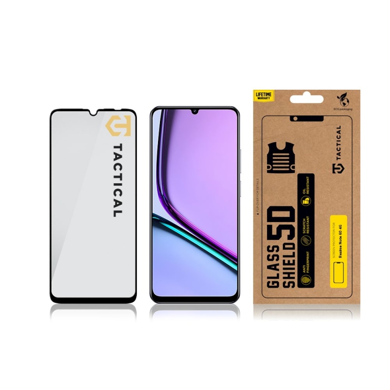 Tactical Glass Shield 5D sklo pro Realme Note 60 4G Black