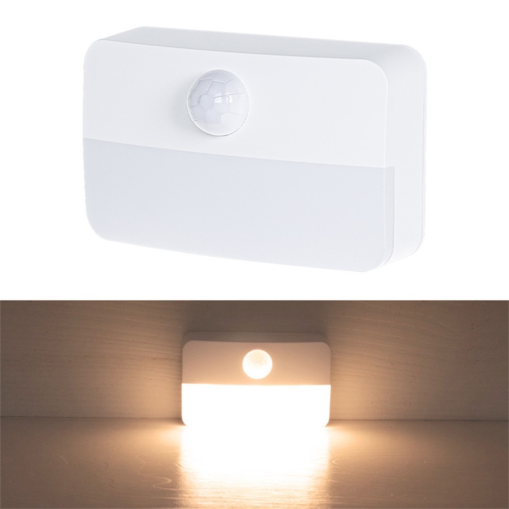 Bateriové LED světlo s pohybovým čidlem do interiéru – teplé bílé