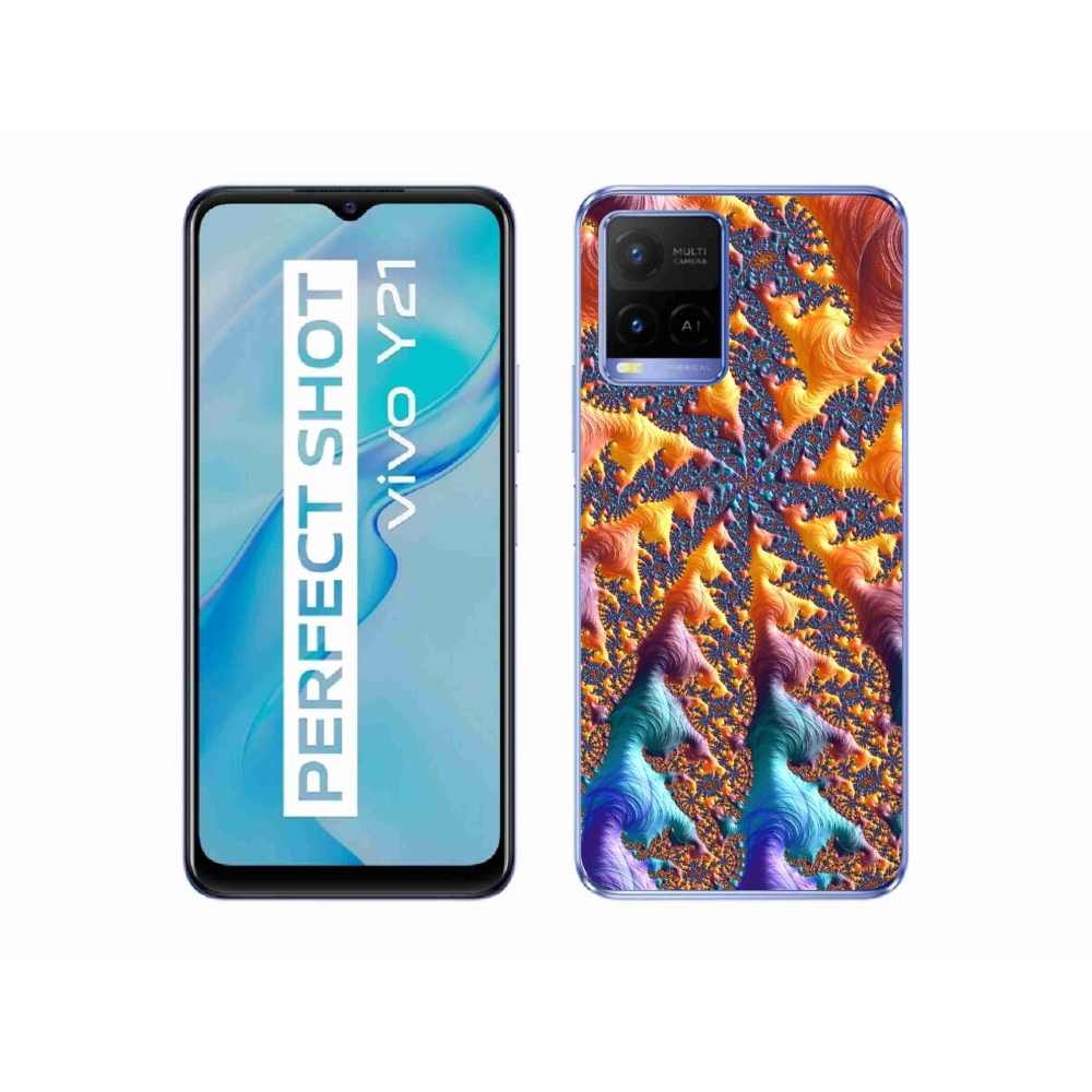 Gelový kryt mmCase na Vivo Y21/Y21s/Y33s - abstraktní motiv 23
