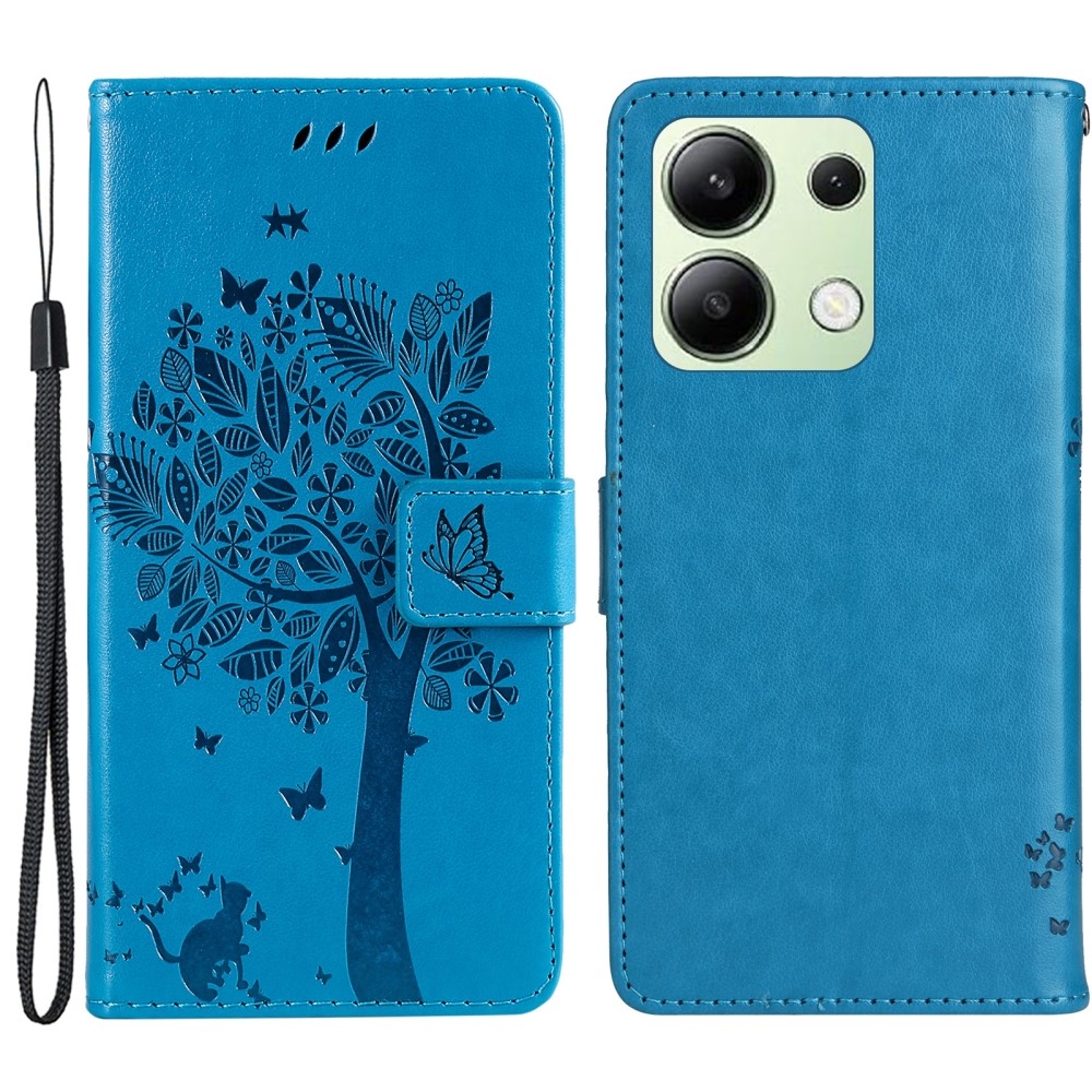 Trees knížkové pouzdro na Xiaomi Redmi Note 13 - modré