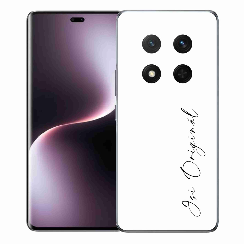Gelový kryt mmCase na Honor Magic 7 Lite 5G - jsi originál bílé pozadí