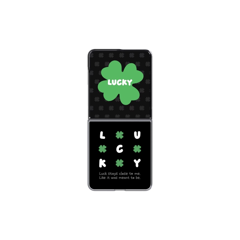 GP-FFF776CUC Samsung FlipSuit Lucky Clover Kryt pro Galaxy Z Flip 8