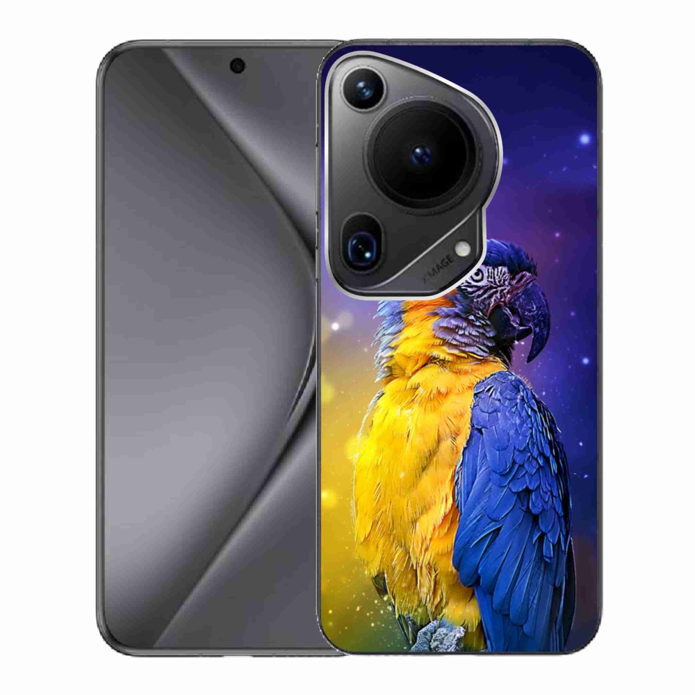 Gelový obal mmCase na Huawei Pura 70 Ultra - papoušek ara 1