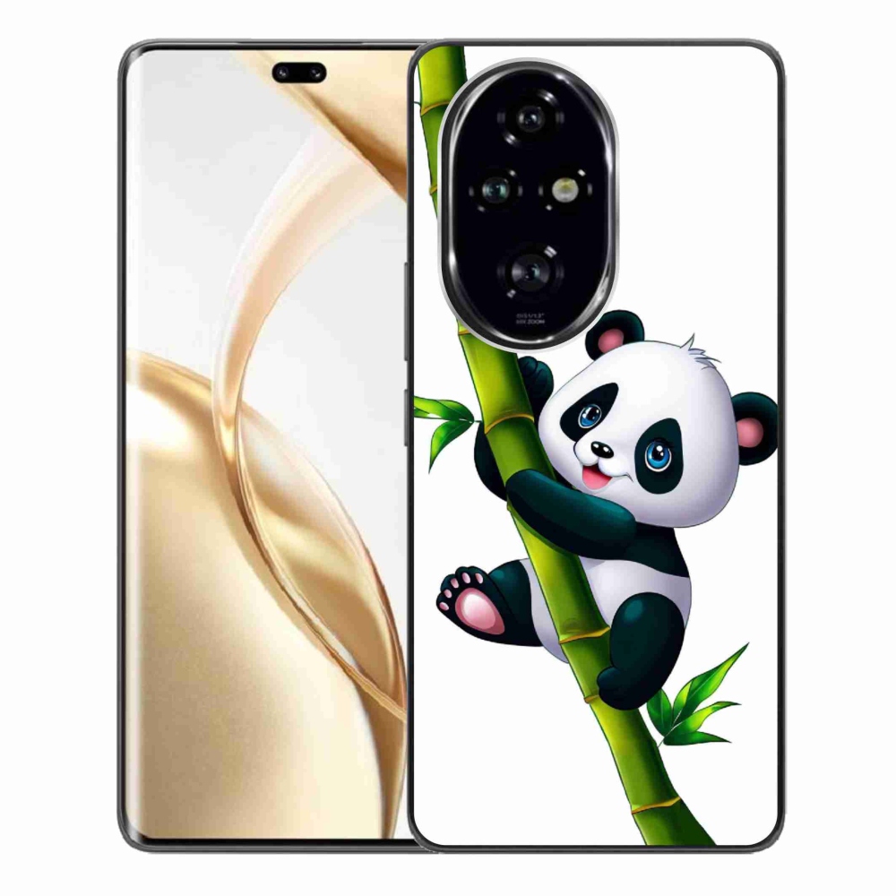 Gelový kryt mmCase na Honor 200 Pro 5G - panda na bambusu