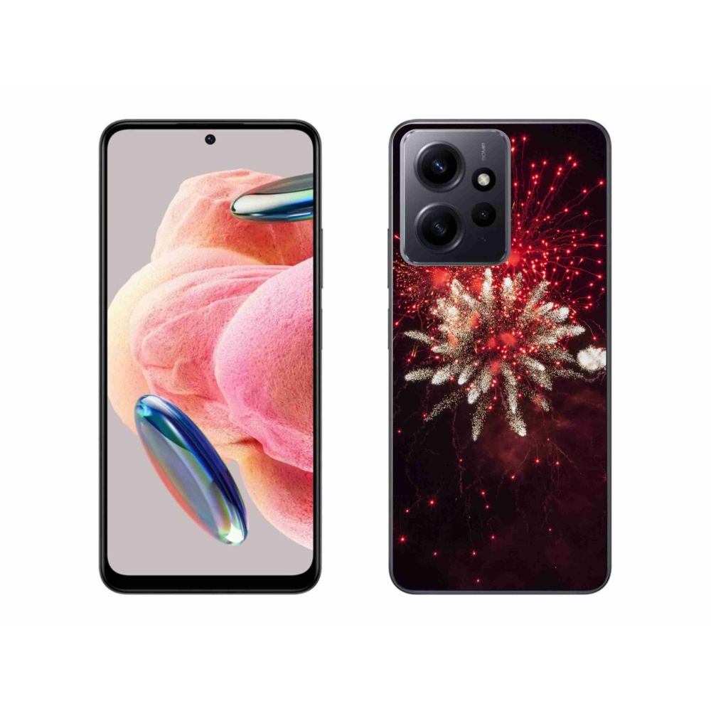 Gelový kryt mmCase na Xiaomi Redmi Note 12 4G - ohňostroj