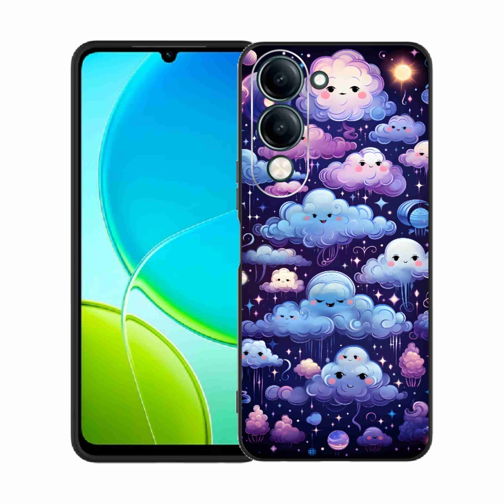 Gelový kryt mmCase na Vivo Y29s 5G - mráčky