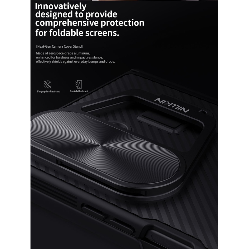 Nillkin CamShield Prop Magnetic Zadní Kryt pro Samsung Galaxy Z Fold 7 Black