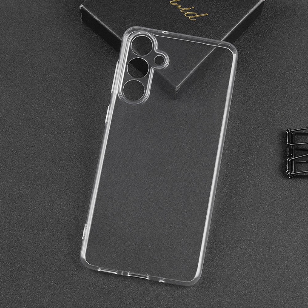 Průhledný gelový obal na Samusung Galaxy M55 5G - průhledný