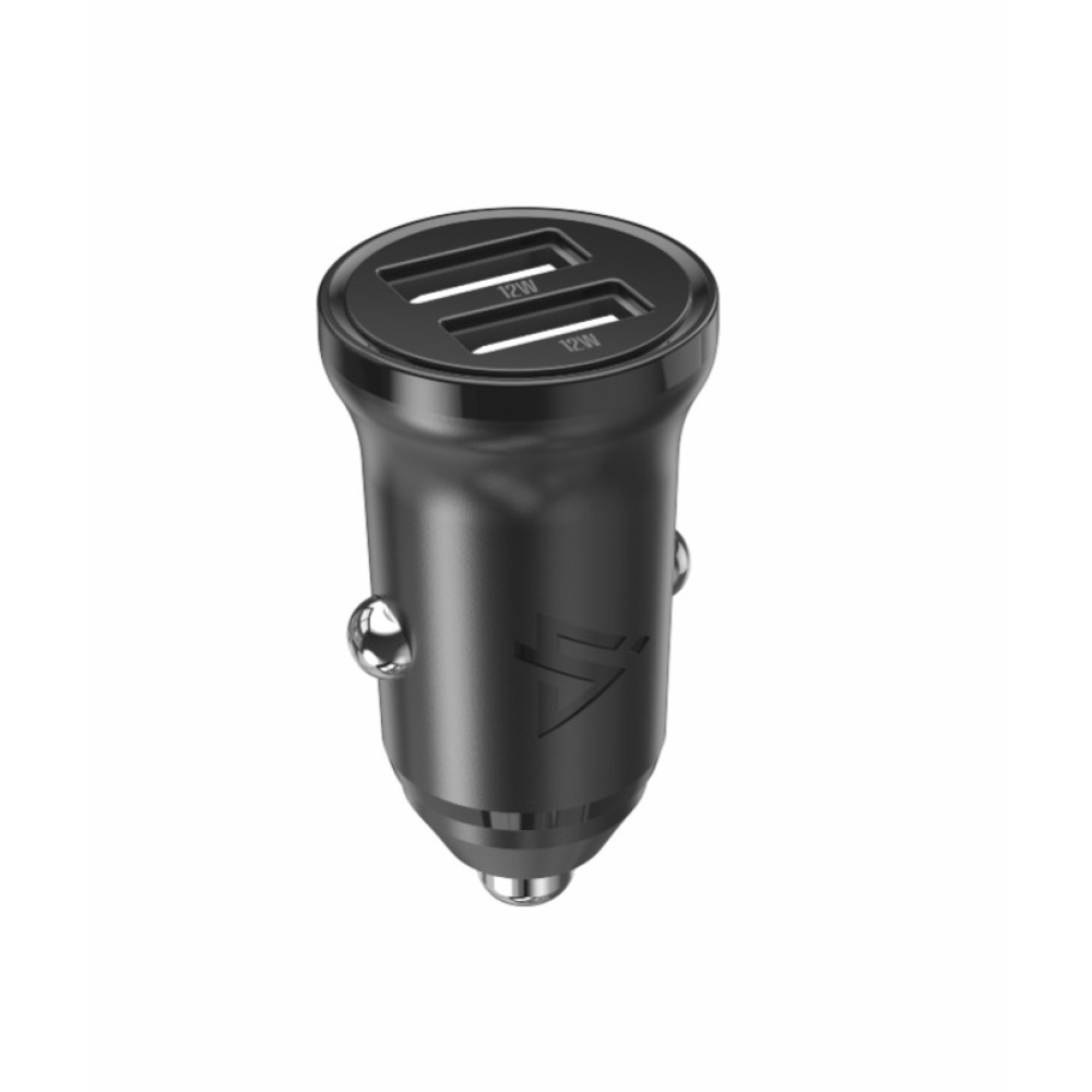 iPEAX Autonabíječka CL-01, 2,4 A, 2x USB-A - černá