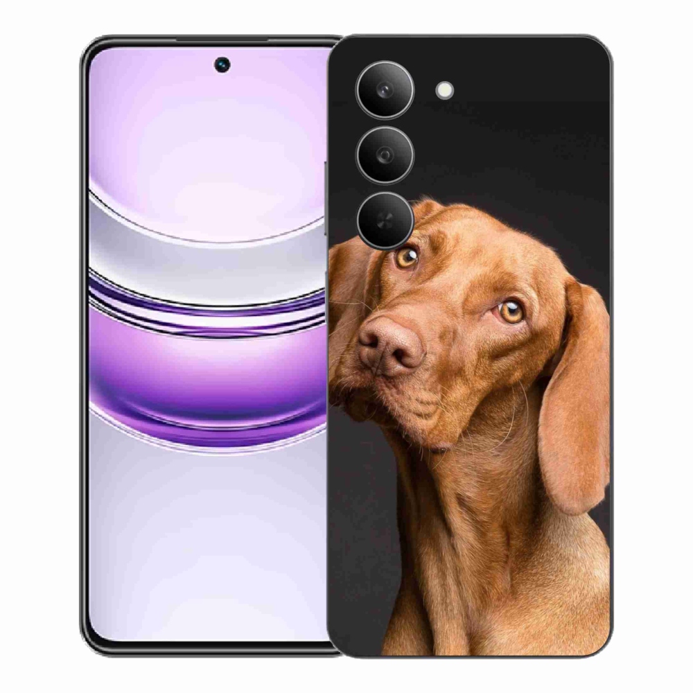 Gelový kryt mmCase na Realme 14x 5G - maďarský ohař