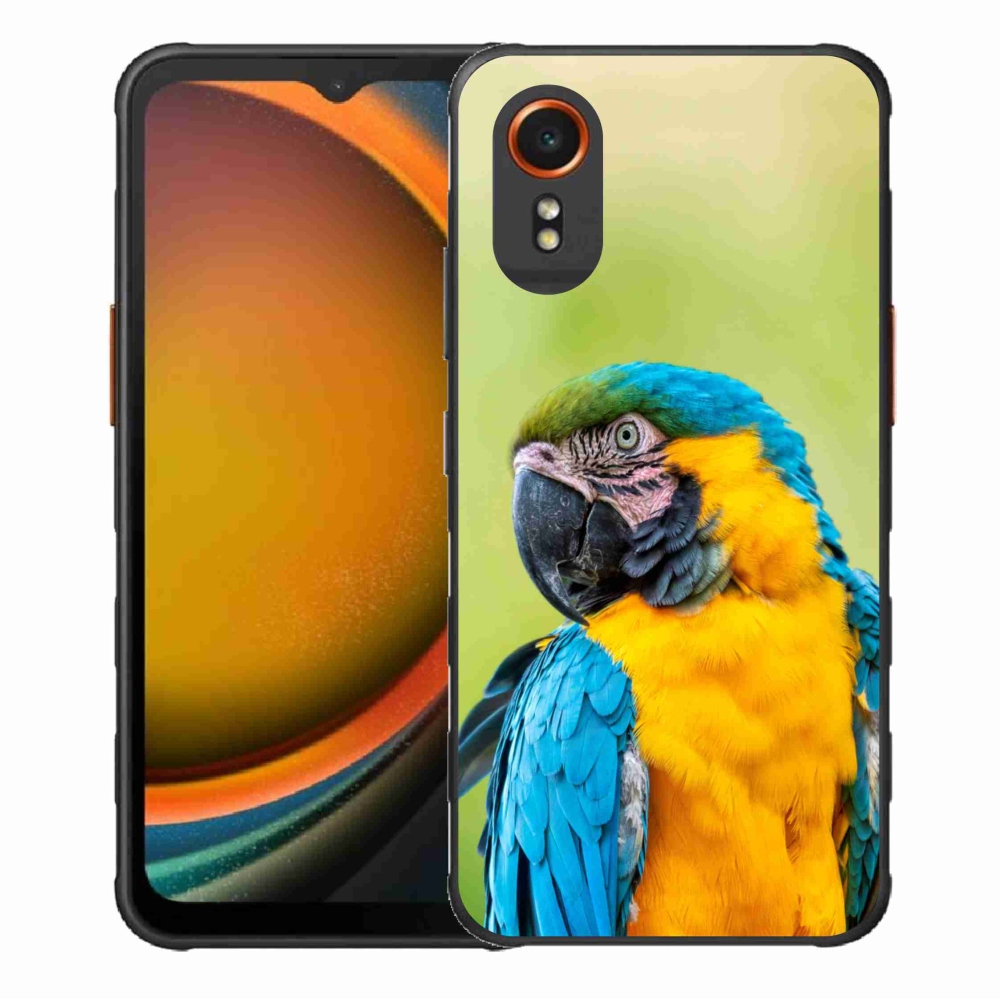 Gelový obal mmCase na Samsung Galaxy Xcover 7 - papoušek ara 2