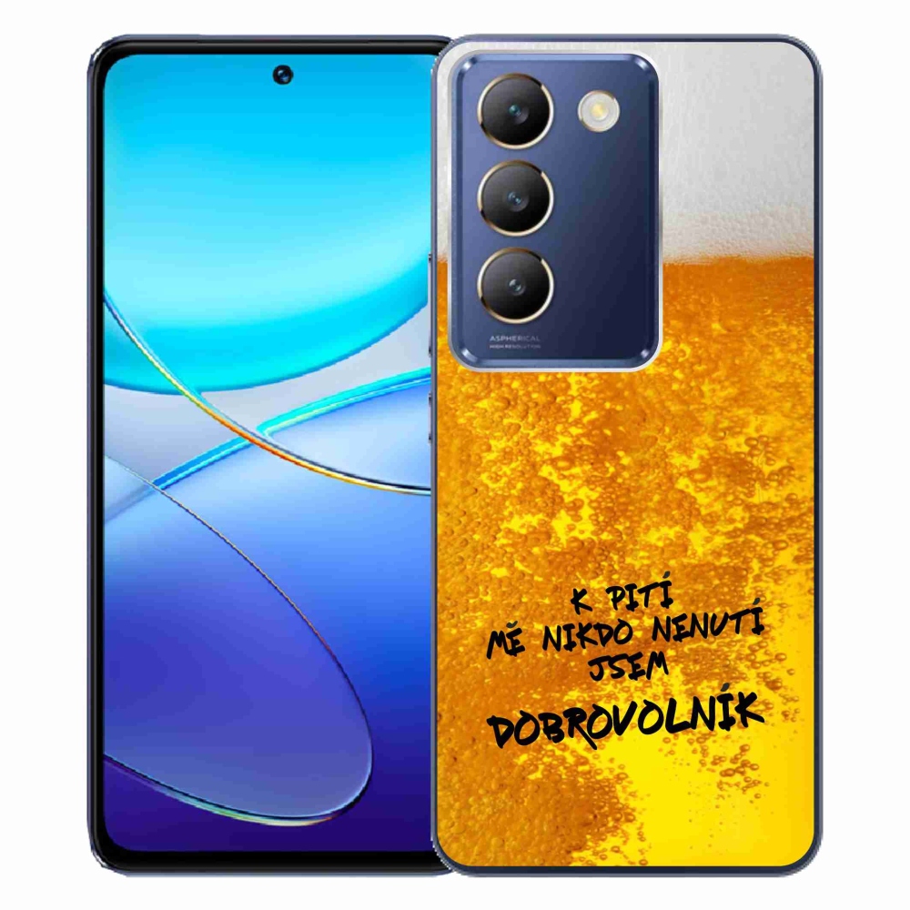 Gelový kryt mmCase na Vivo V40 SE 4G/5G - pivní motiv 4