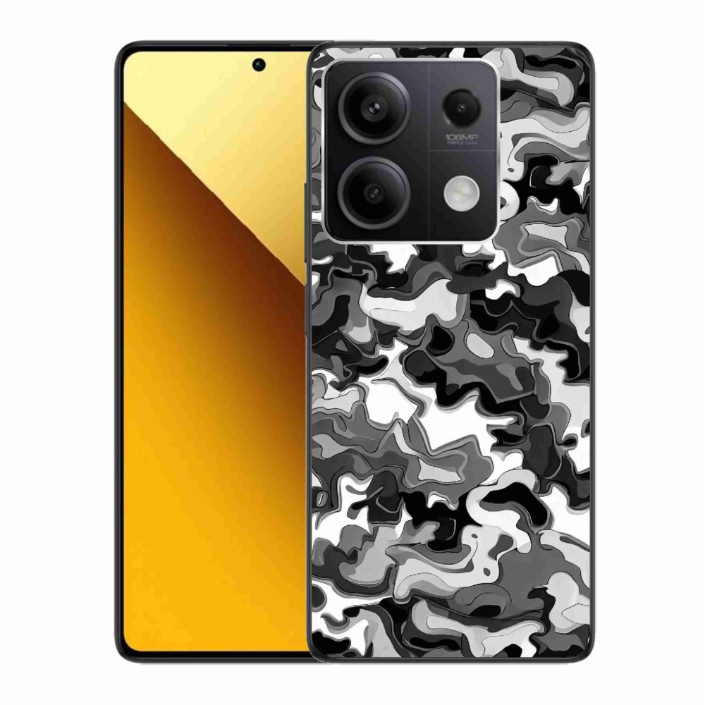 Gelový kryt mmCase na Xiaomi Redmi Note 13 5G - maskáčový vzor 3
