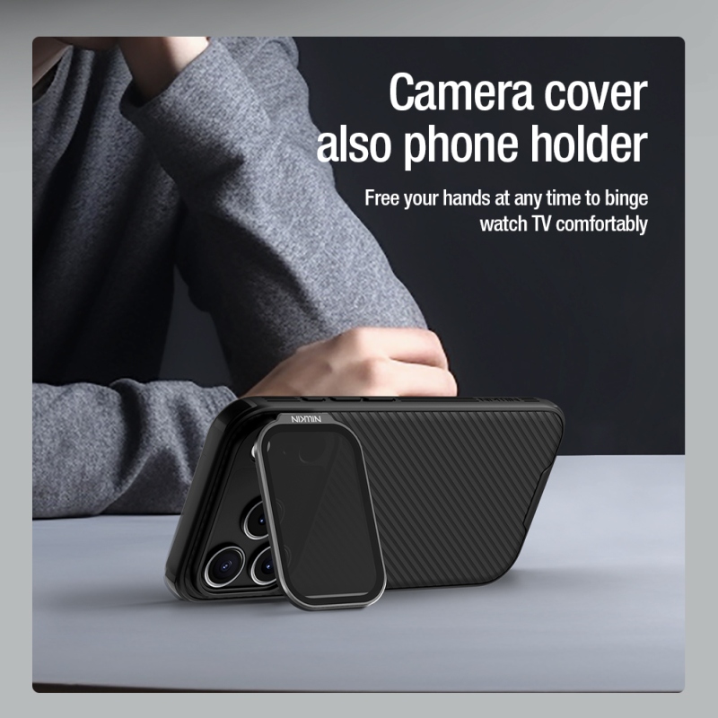 Nillkin CamShield Prop Zadní Kryt pro Apple iPhone 17 Pro Black