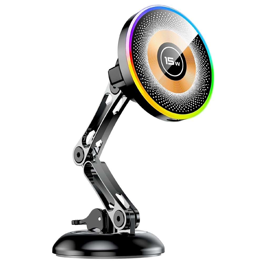 AKD255 magnetický držák do auta s bezdrátovým nabíjením 15 W