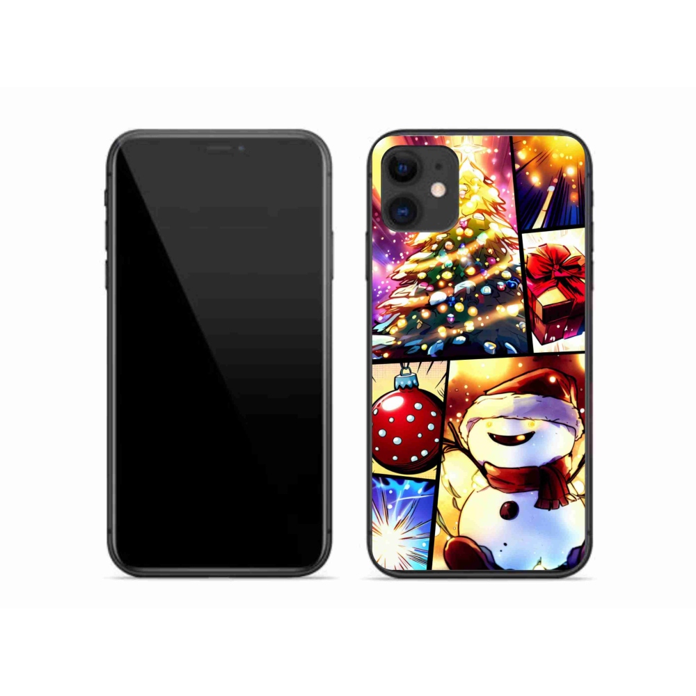 Gelový kryt mmCase na iPhone 11 - vánoční motivy 1