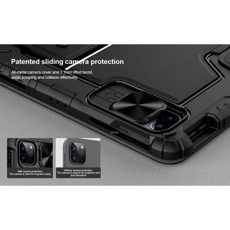Nillkin Bumper Combo Keyboard Case pro iPad Air 4/5/10.9 2020/11 2024/2025/2026/Pro 11 2020/2021/2022 Black