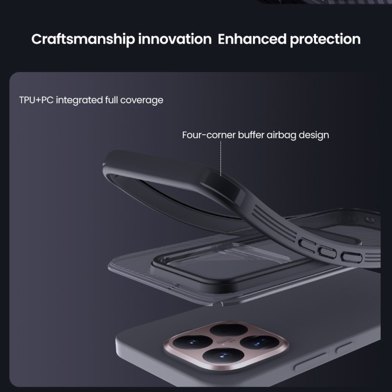 Nillkin CamShield PRO Zadní Kryt pro Xiaomi 15T Pro Transparent Black