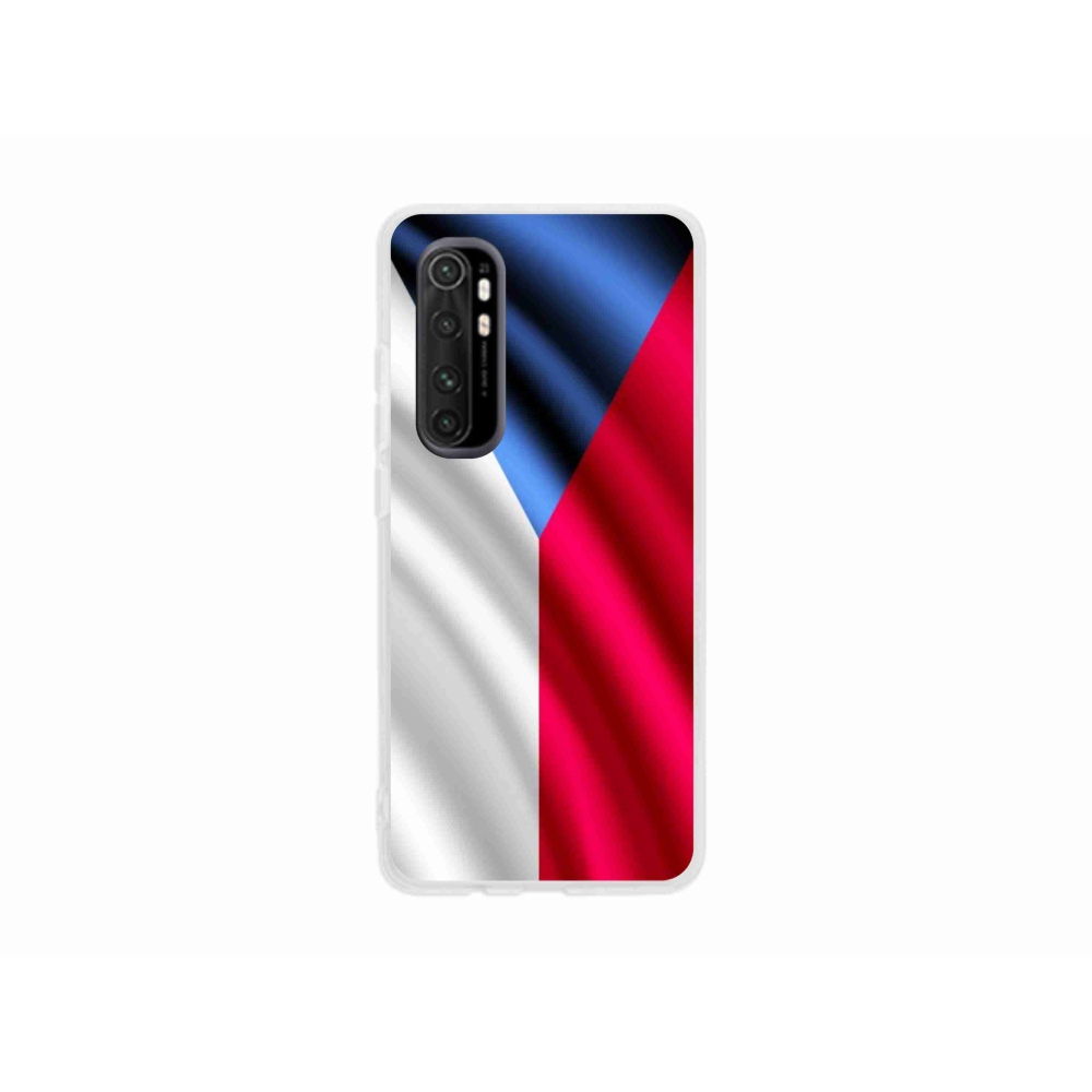 Gelový kryt mmCase na mobil Xiaomi Mi Note 10 Lite - česká vlajka