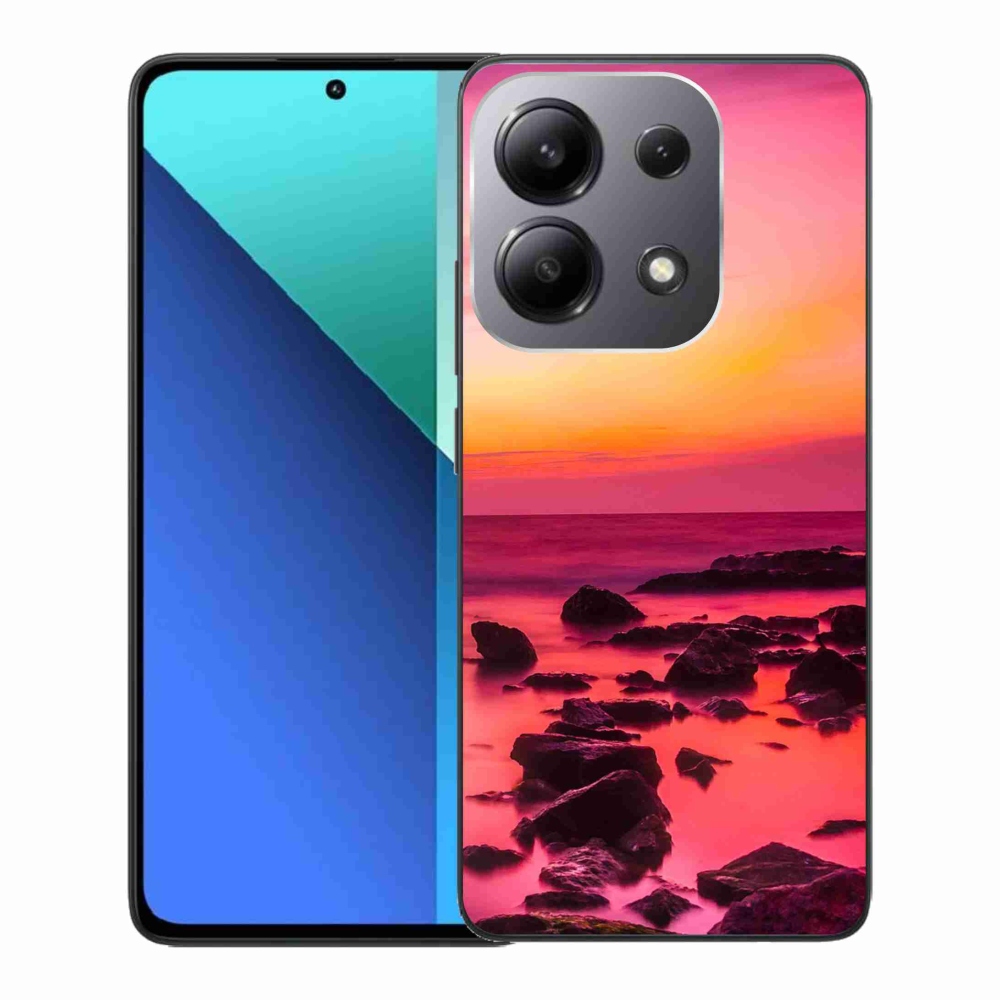 Gelový kryt mmCase na Xiaomi Redmi Note 13 - moře a záře