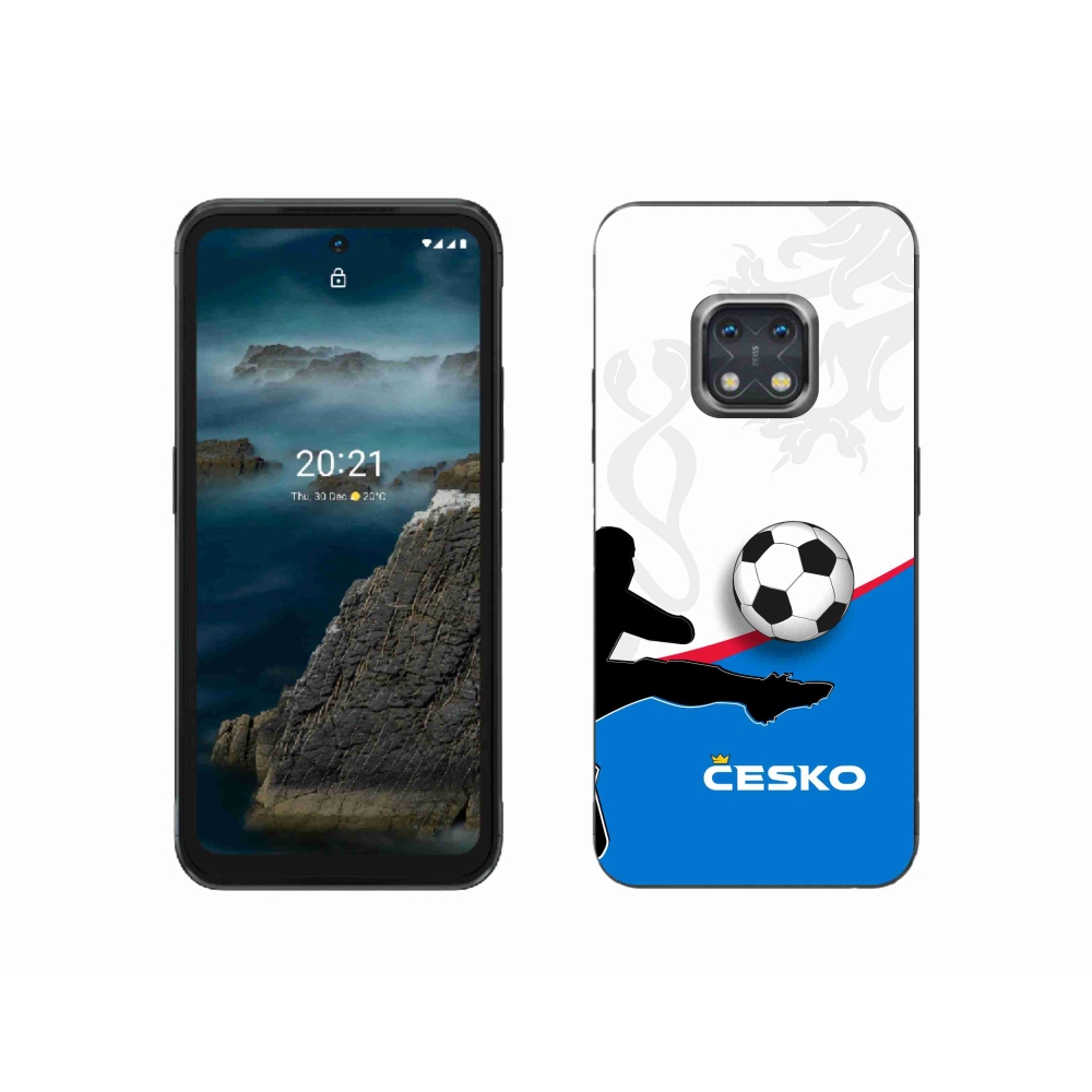 Gelový kryt mmCase na Nokia XR20 - fotbal Česko 3