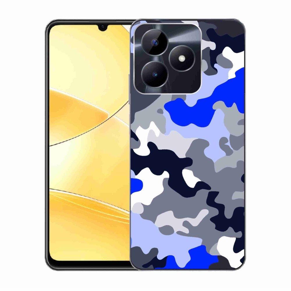 Gelový kryt mmCase na Realme C51/C53 - maskáčový vzor 8