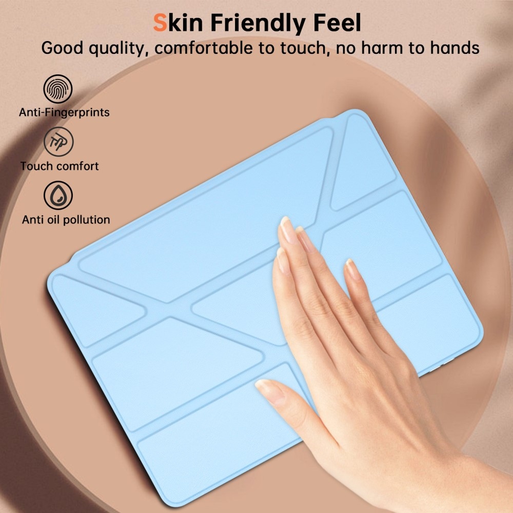 Origami chytré polohovací pouzdro na tablet Xiaomi Pad 7/7 Pro - světlemodré
